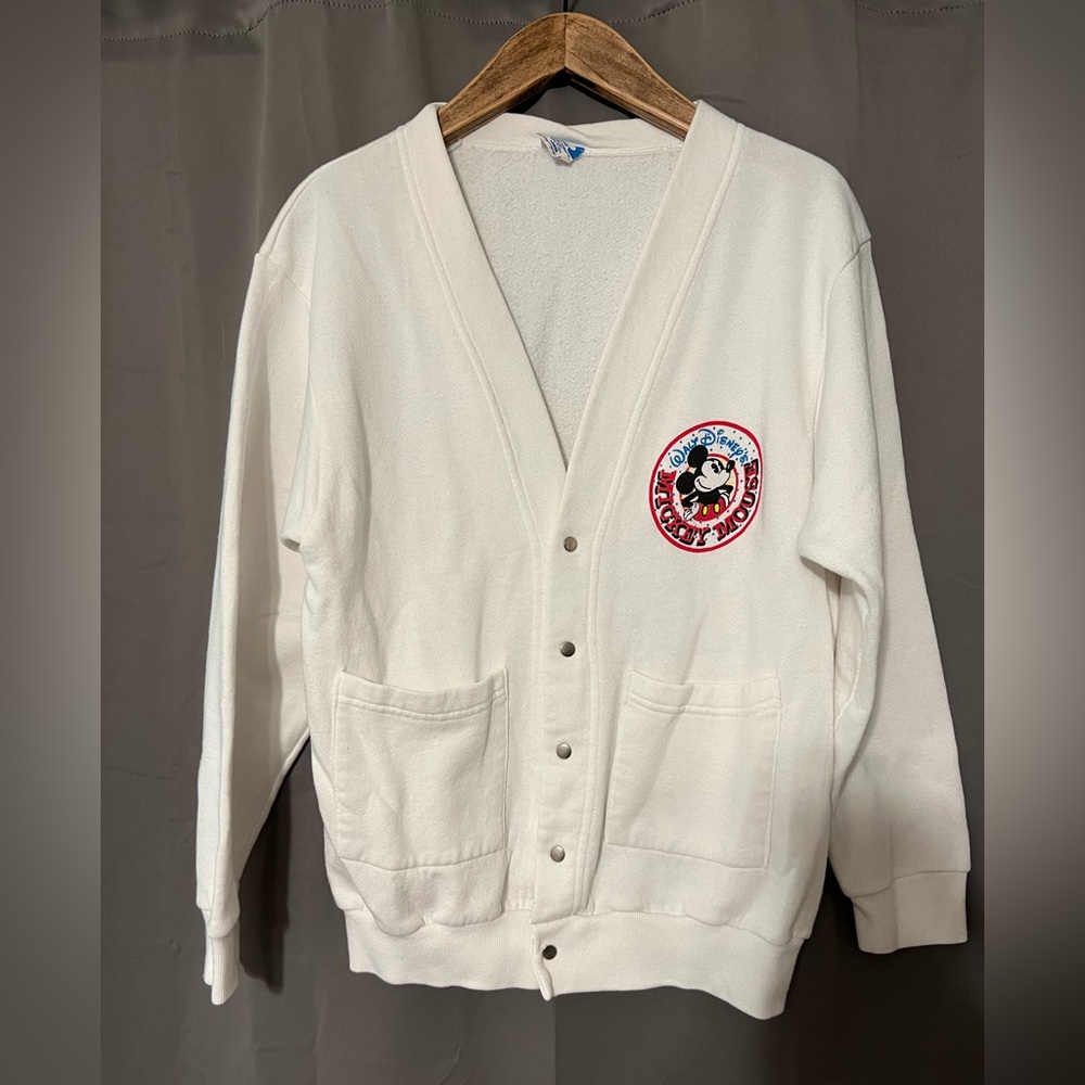 Vintage Disney Mickey Mouse cardigan sweater
